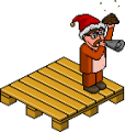 Henk de Habbo verkoopt zijn waren